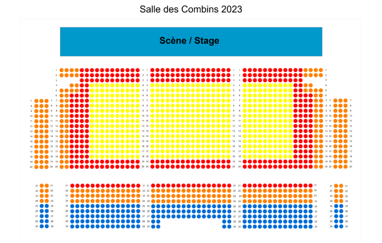Plan de la Salle des combins